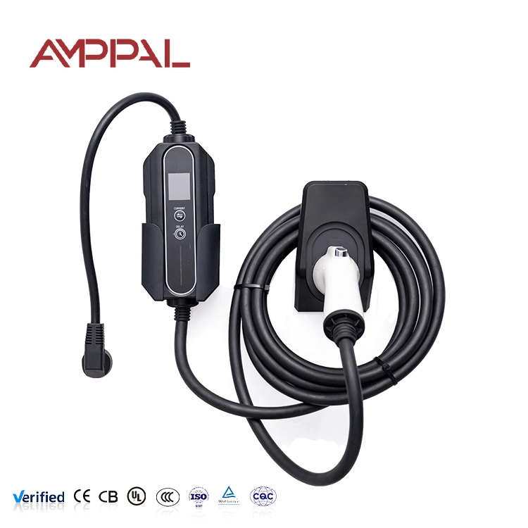 11kW prenosni AC EV polnilec z akrilnim dizajnom za polnjenje na potovanjih in doma